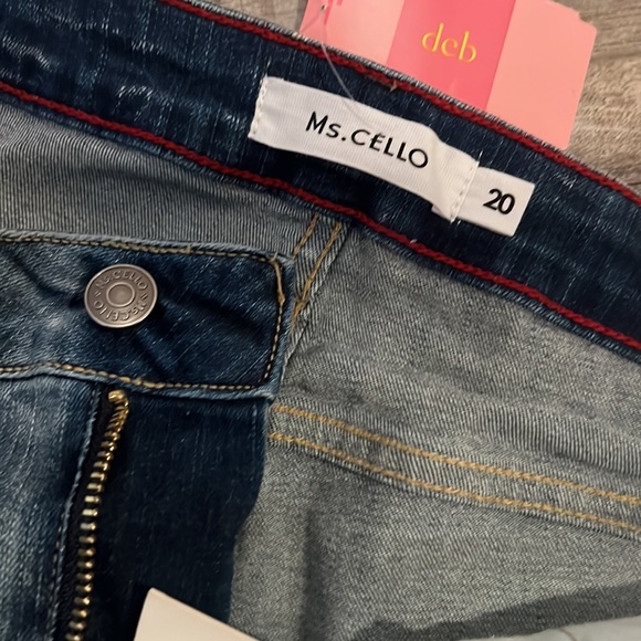 Distressed ripped skinny jeans size 20 NWT - Picture 2 of 7